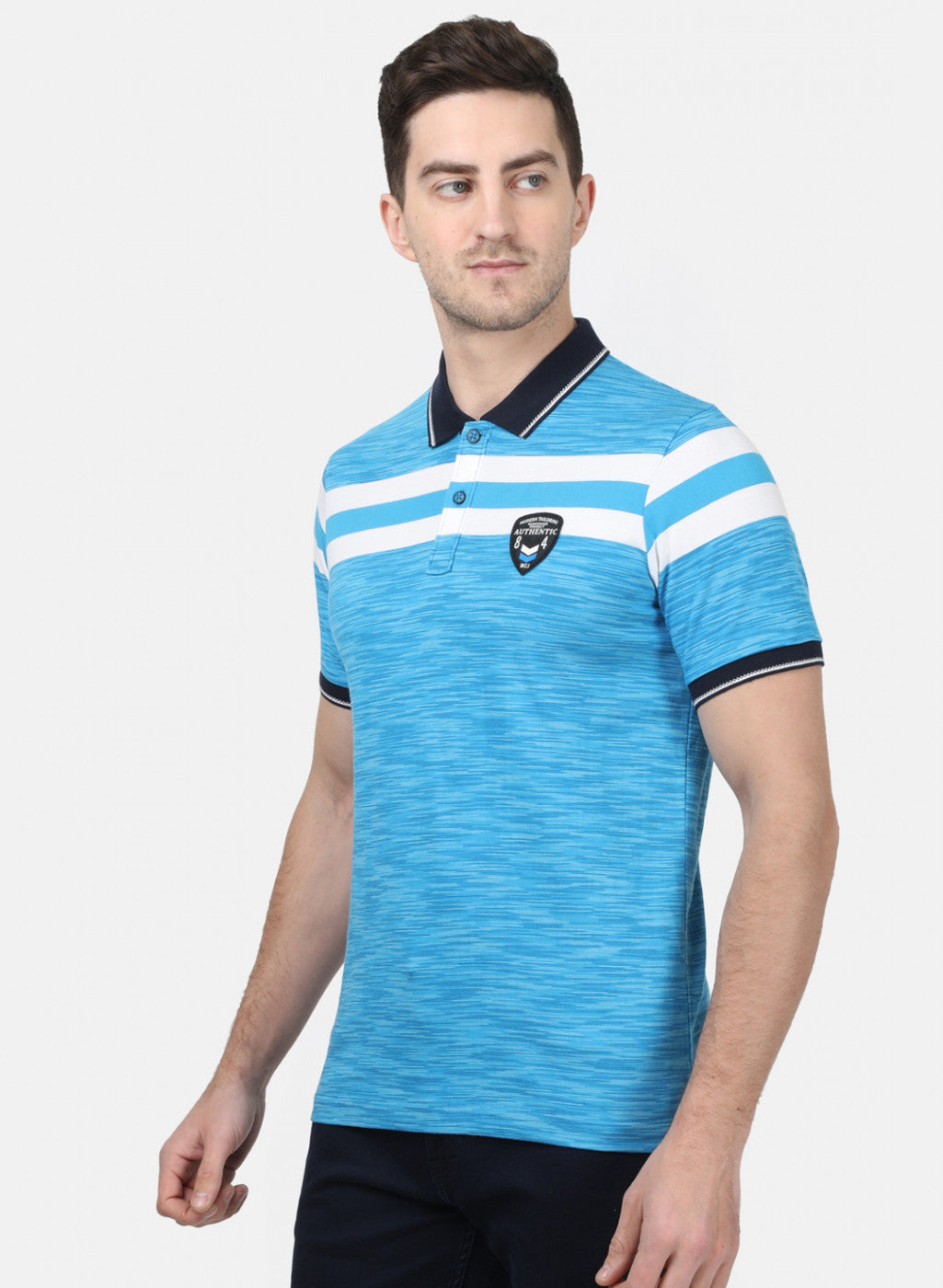 Mens Blue Stripe T-Shirts