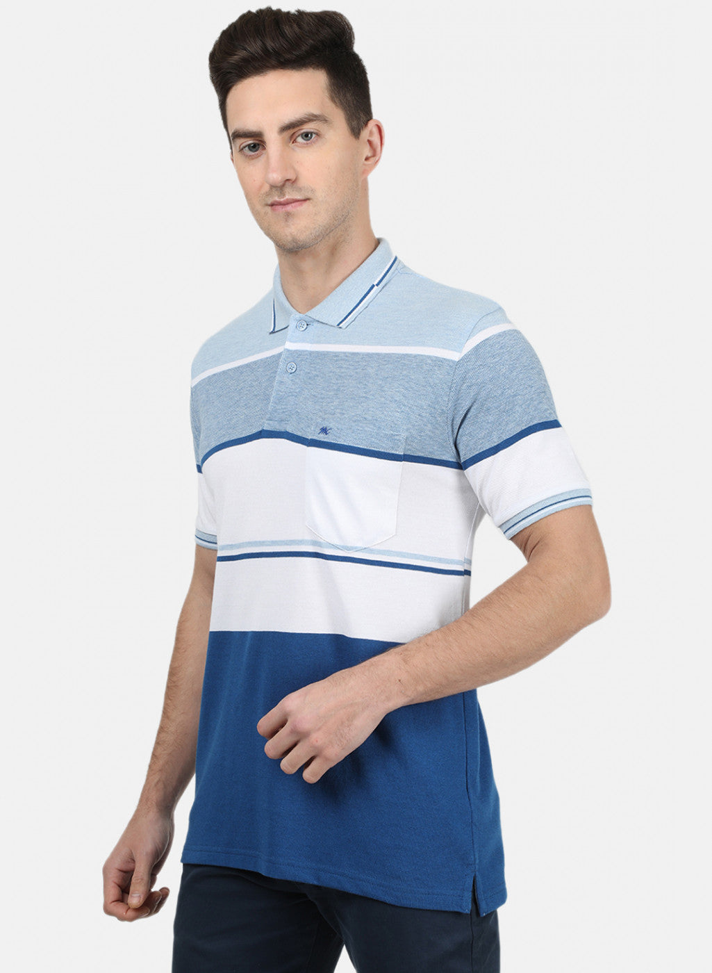 Mens Blue Stripe T-Shirt