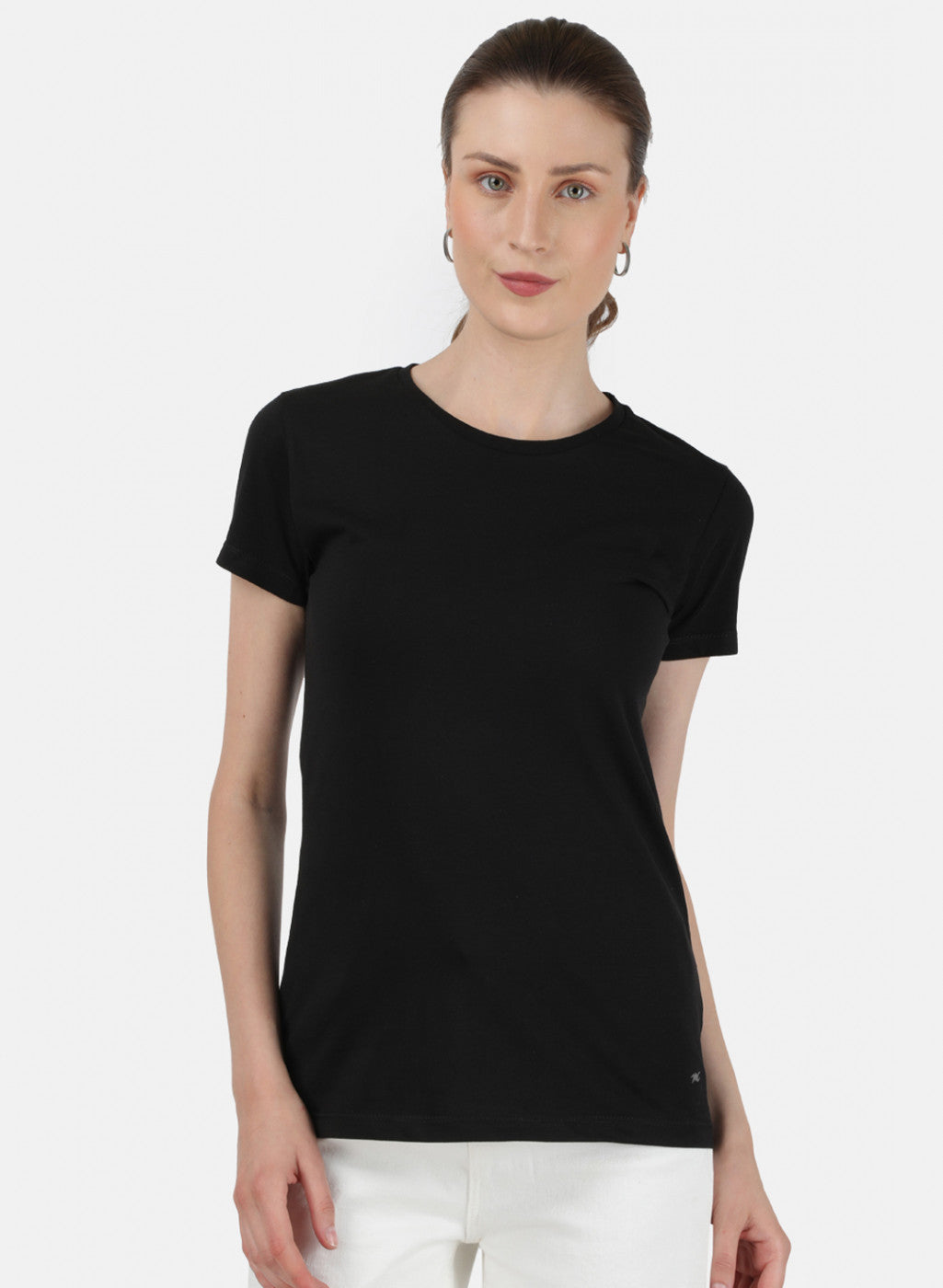Womens Black & Grey Plain Top 2Pc Set