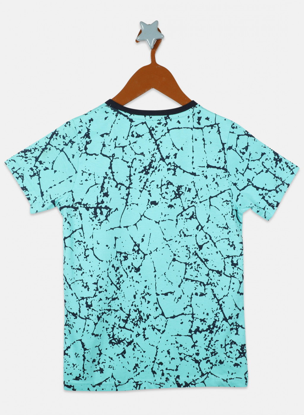 Boys Blue Printed T-Shirts