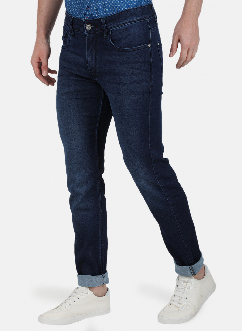 Mens Blue Skinny Denim