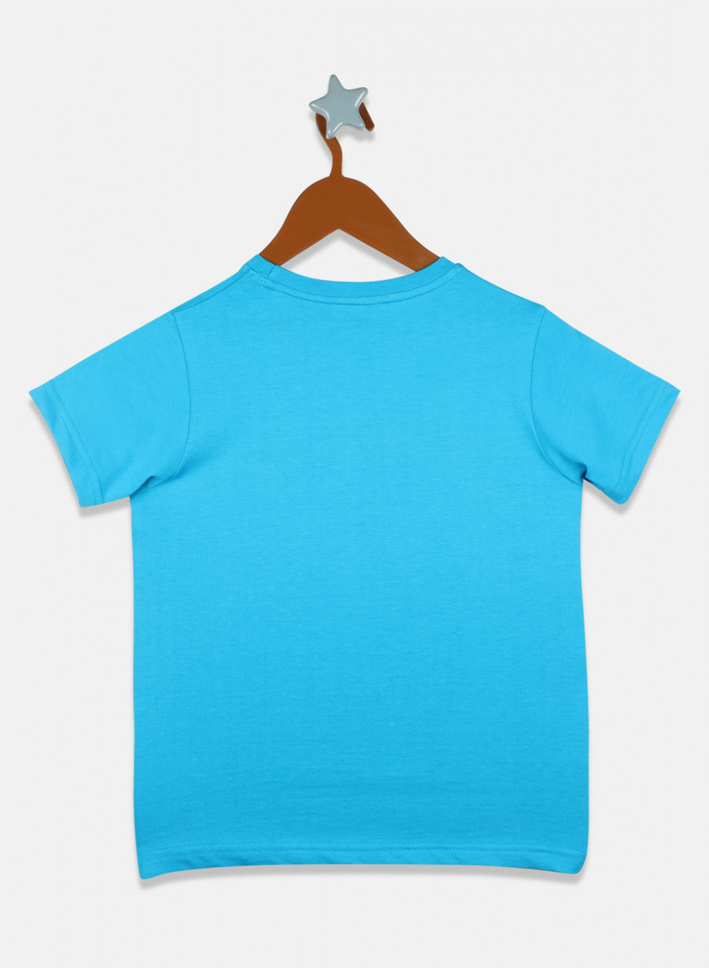 Boys Blue Plain T-Shirt