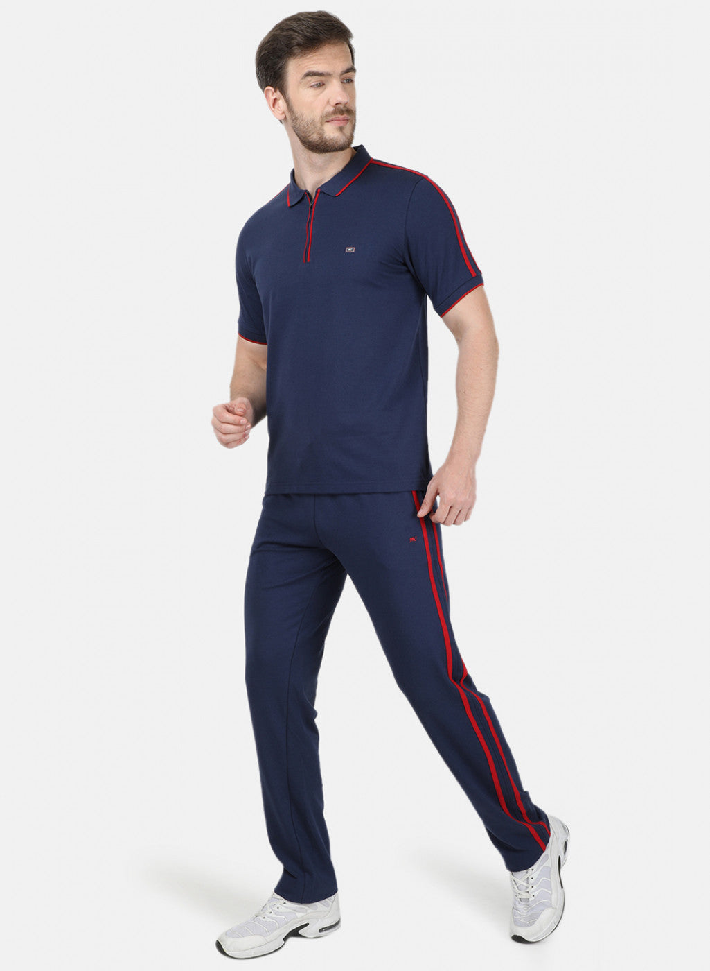 Mens NAvy Blue Stripe Lower Set