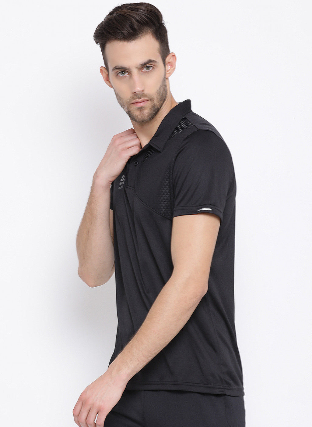 Rock.it Black Collar Regular Fit T-Shirt