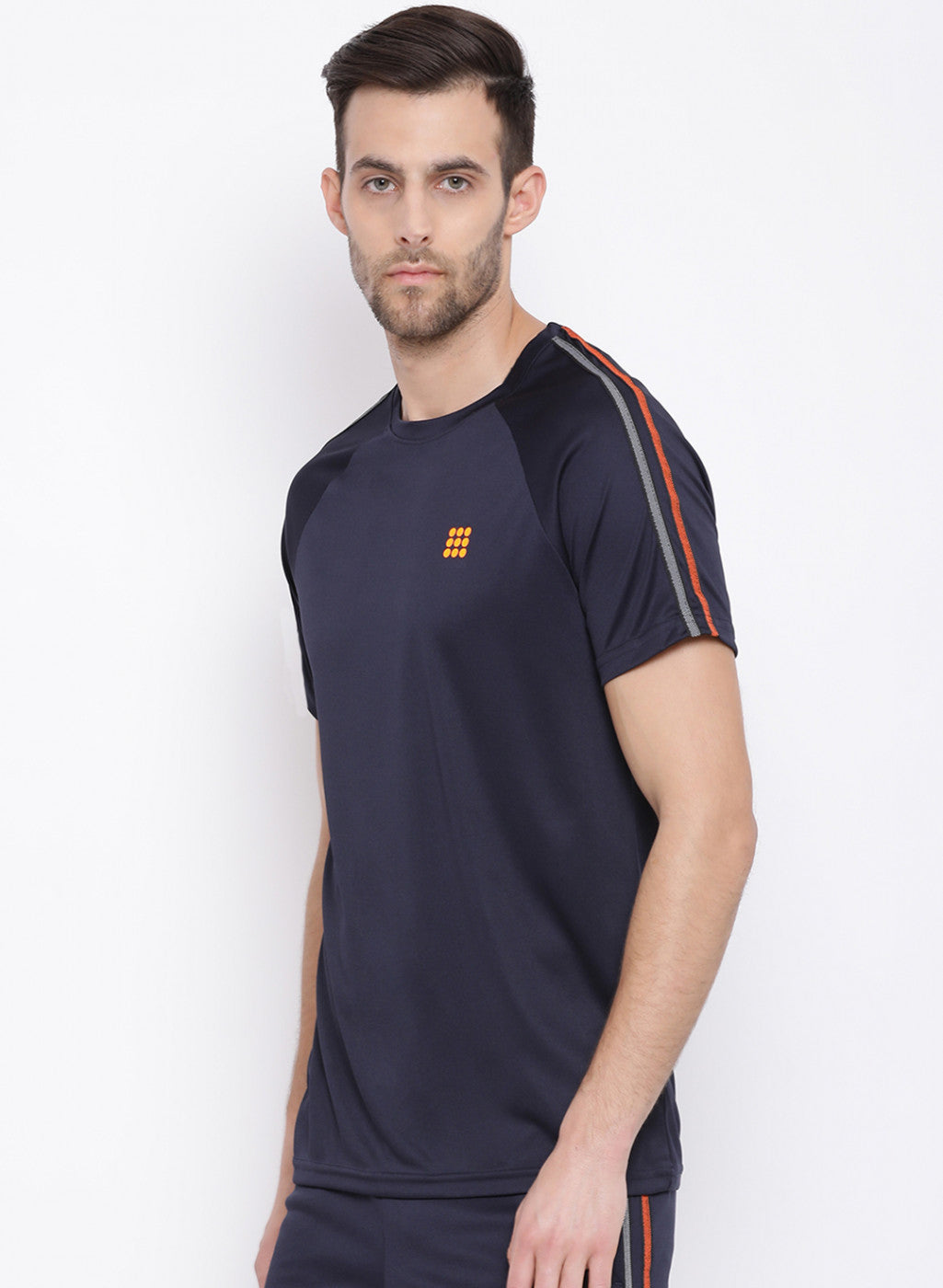 Rock.it Grey Mil. Round Neck Regular Fit T-Shirt