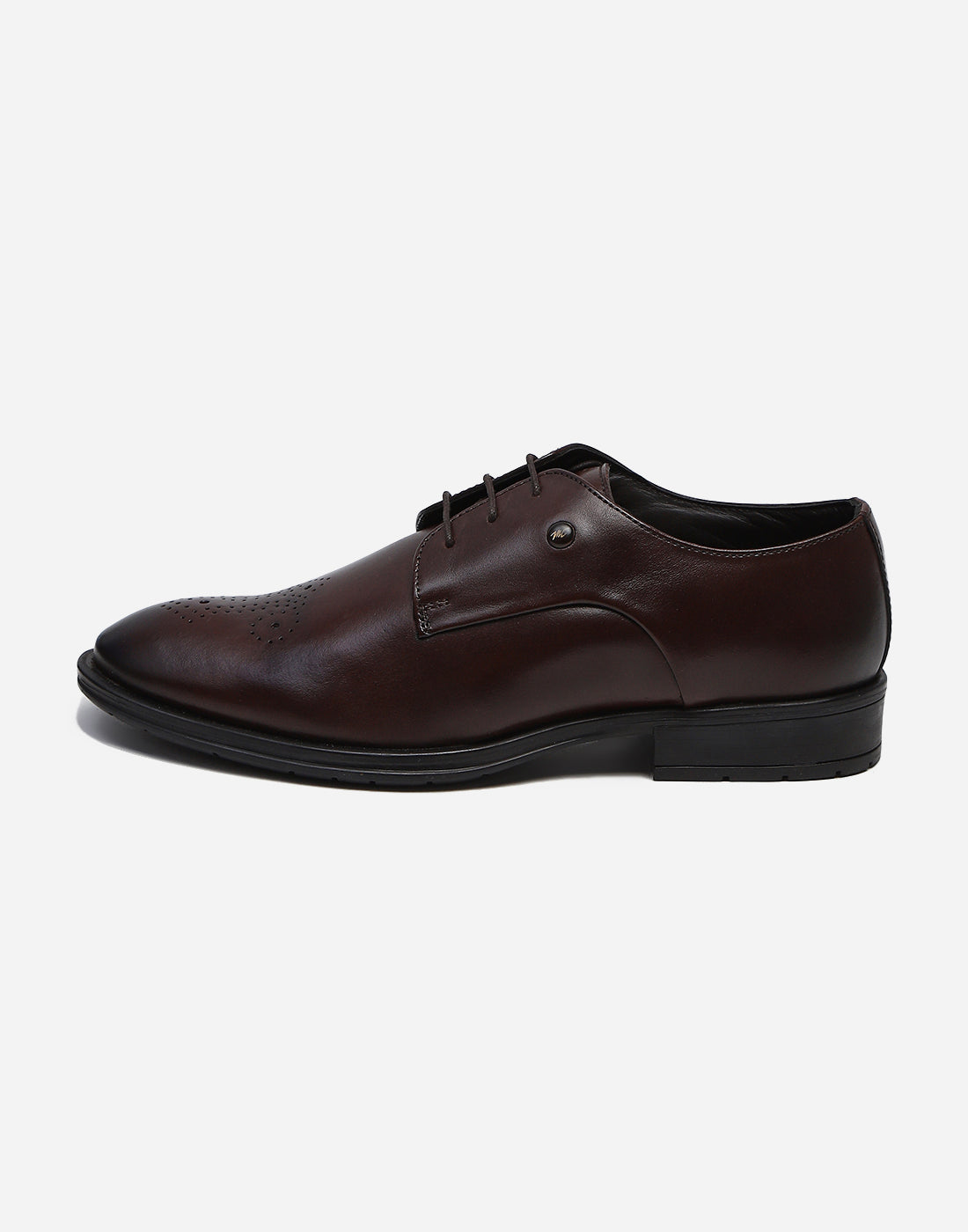 Men Brown Lace Up Genuine Leather Formal Brogues