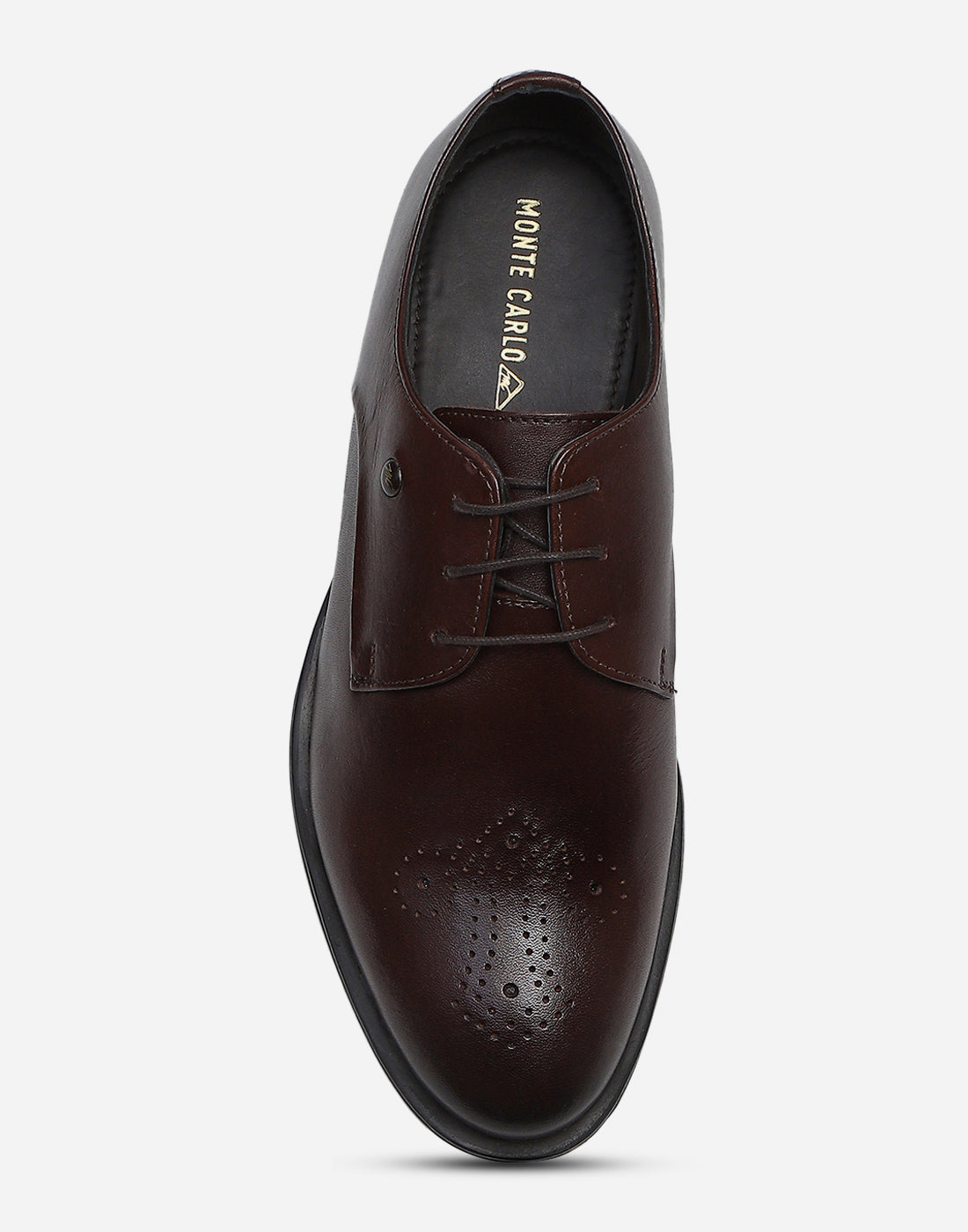 Men Brown Lace Up Genuine Leather Formal Brogues