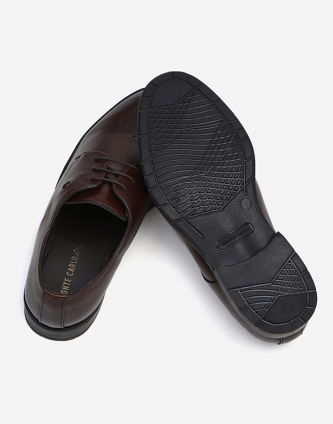 Men Brown Lace Up Genuine Leather Formal Brogues