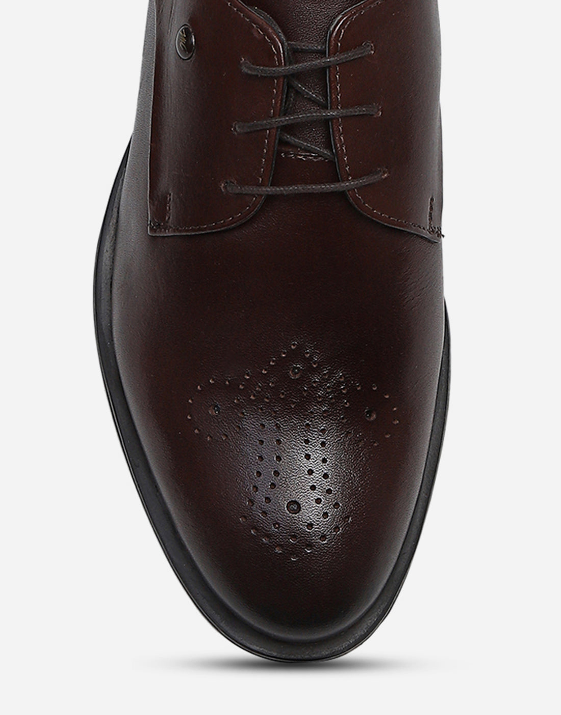 Men Brown Lace Up Genuine Leather Formal Brogues