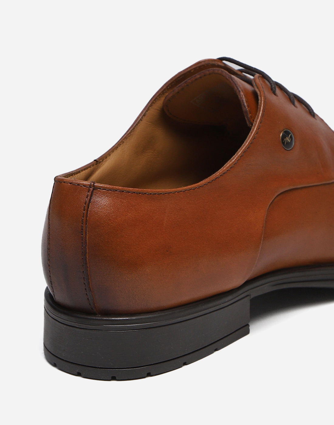 Men Tan Lace Up Genuine Leather Formal Brogues