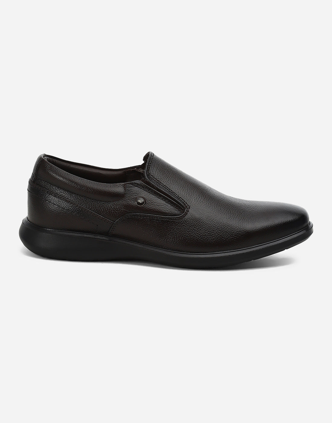 Men Brown Genuine Leather Slip on Shoes
