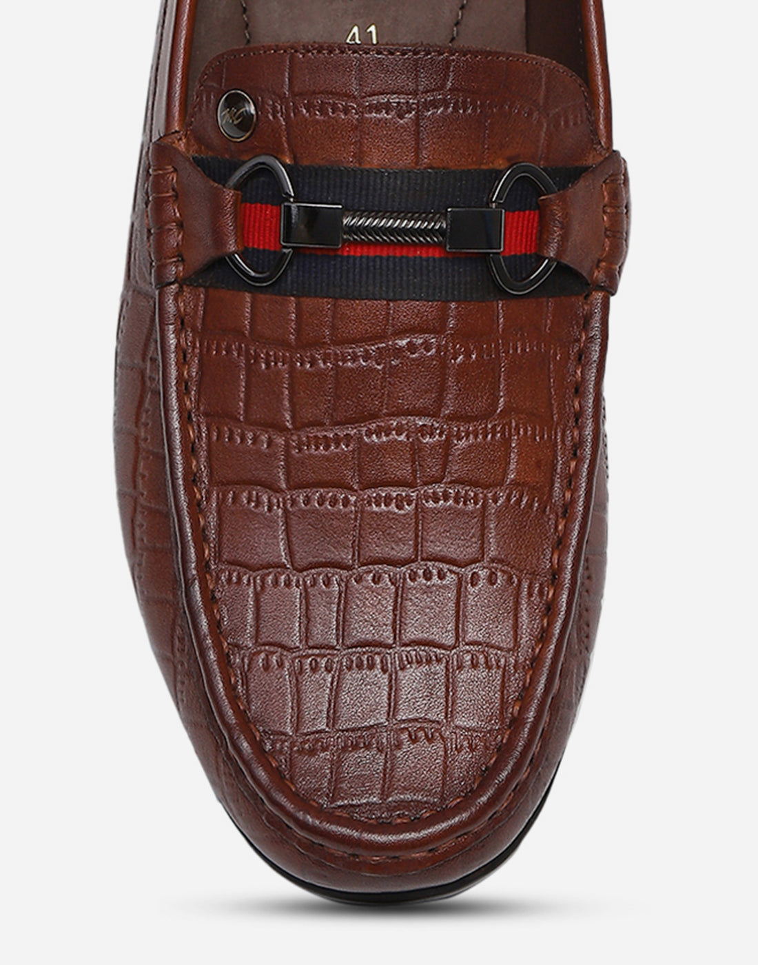 Men Tan Slip on Genuine Leather Loafers