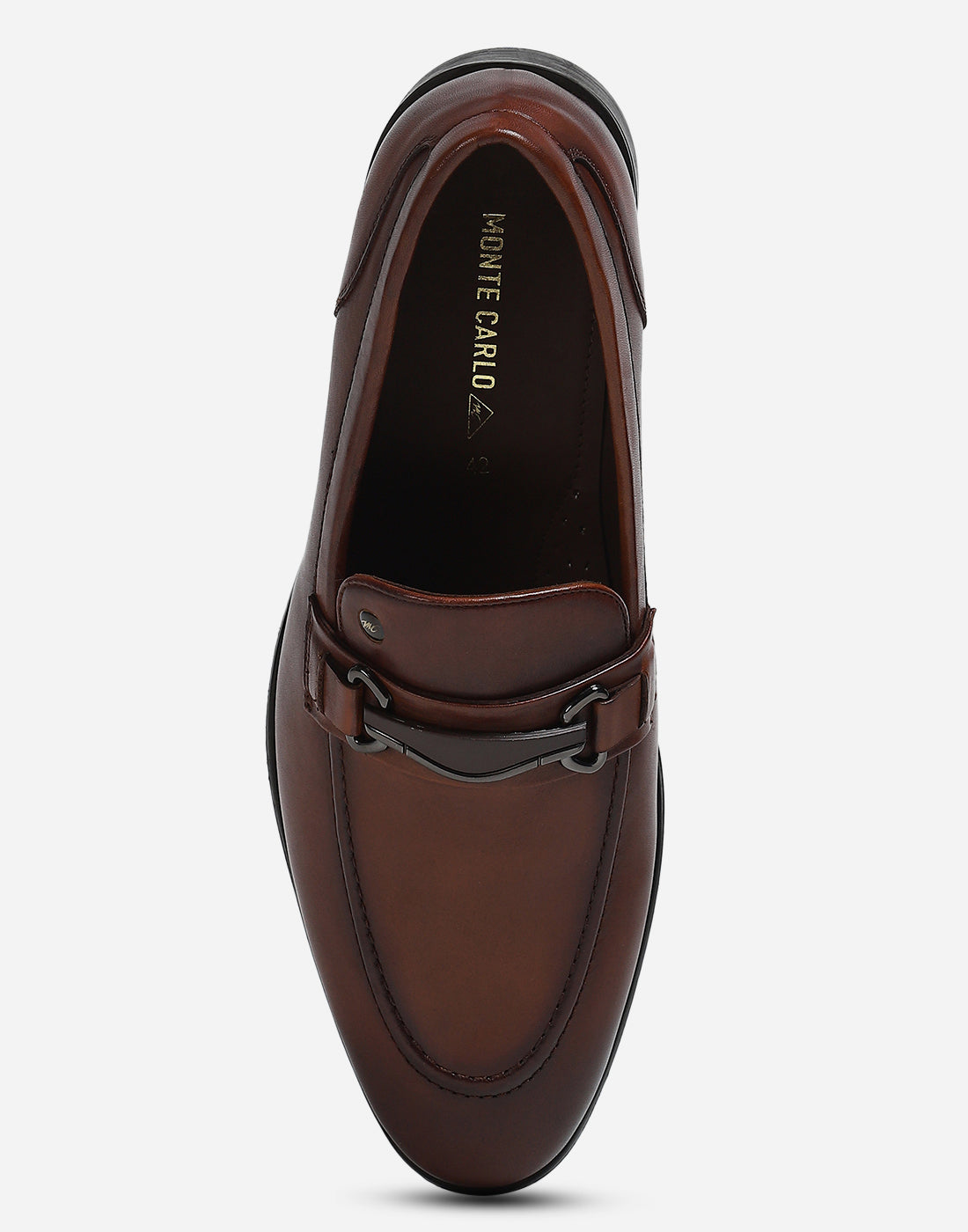 Men Brown Slip on Genuine Leather Loafers