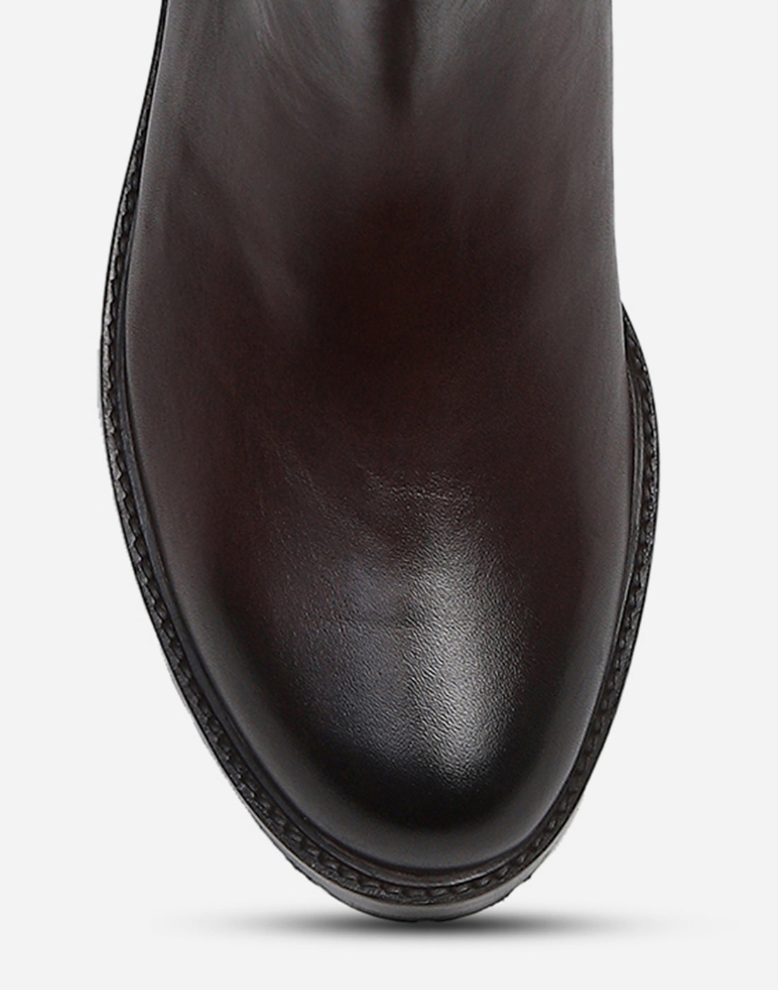 Men Brown Slip on Genuine Leather Chelsea Boots