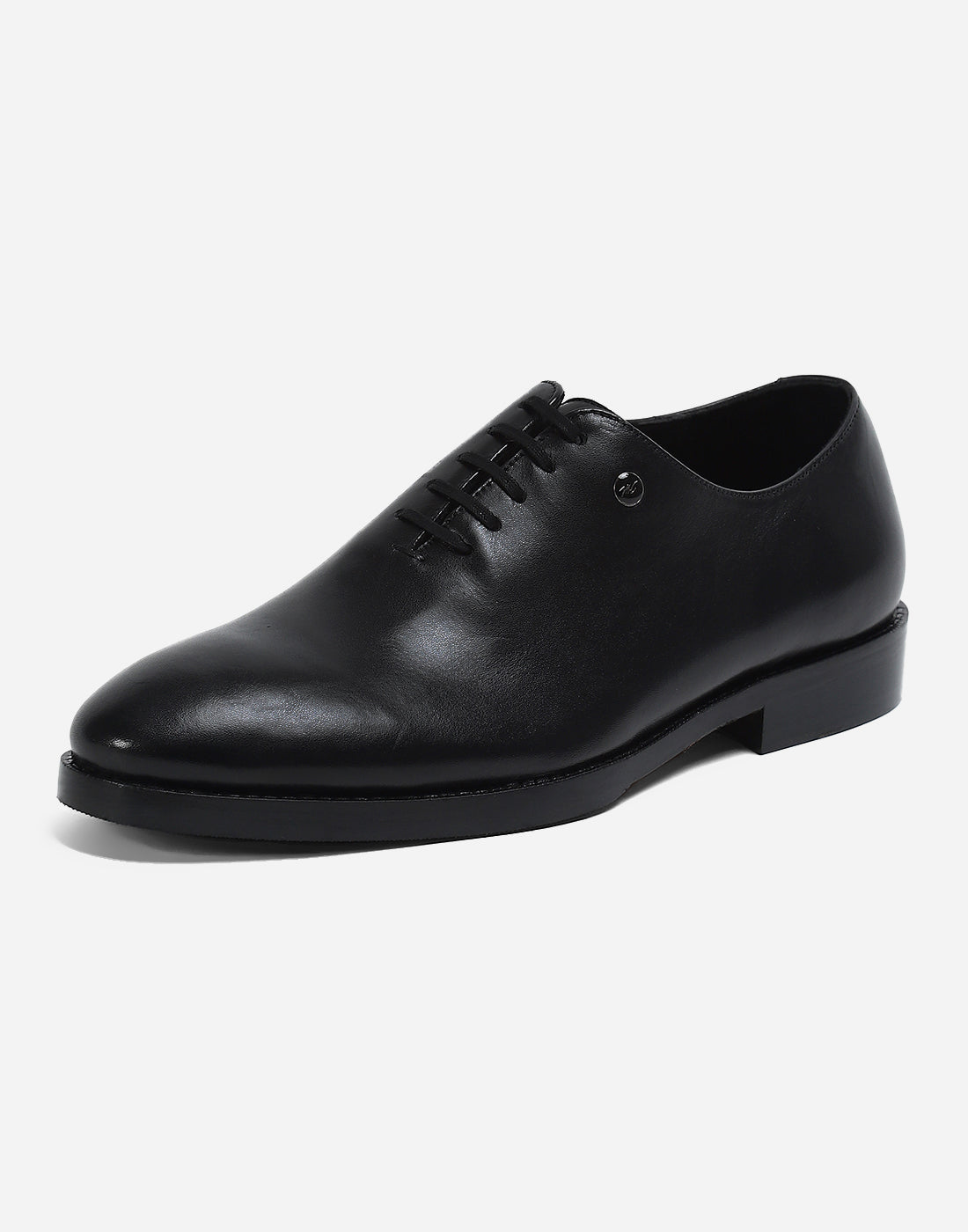 Men Black Lace Up Genuine Leather Formal Oxfords