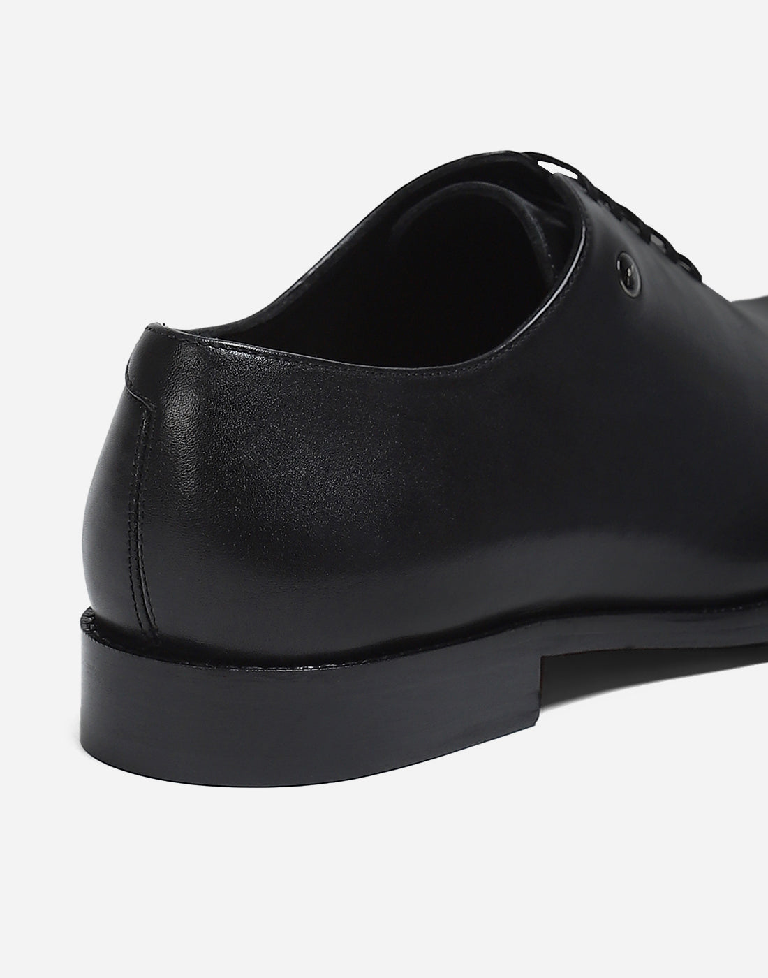 Men Black Lace Up Genuine Leather Formal Oxfords