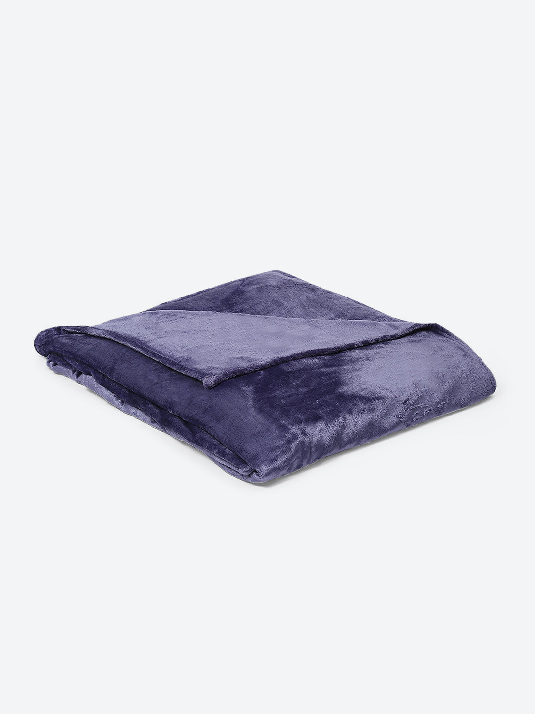Solid Polyester Double Bed Blanket for AC Room
