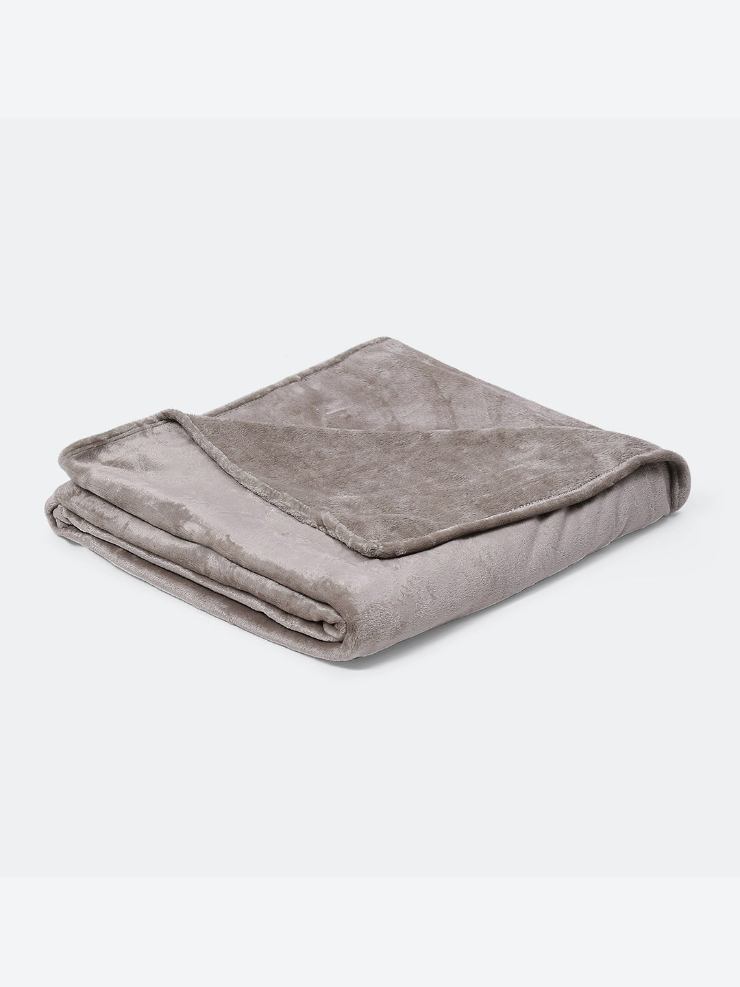 Solid Polyester Double Bed Blanket for AC Room
