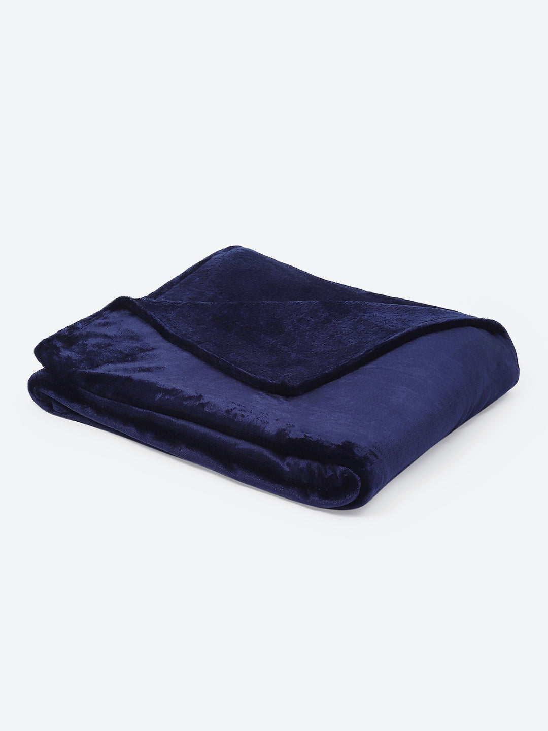 Solid 100% Polyester Double Bed Blanket for AC Room