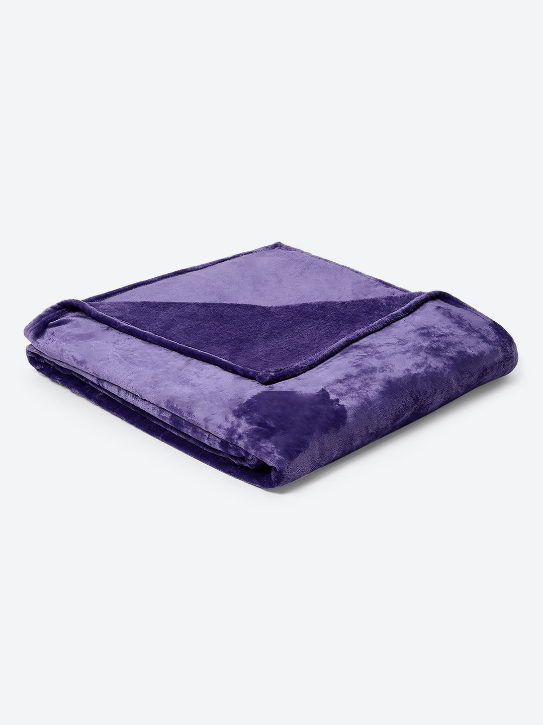 Solid 100% Polyster Double Bed Blanket for AC Room