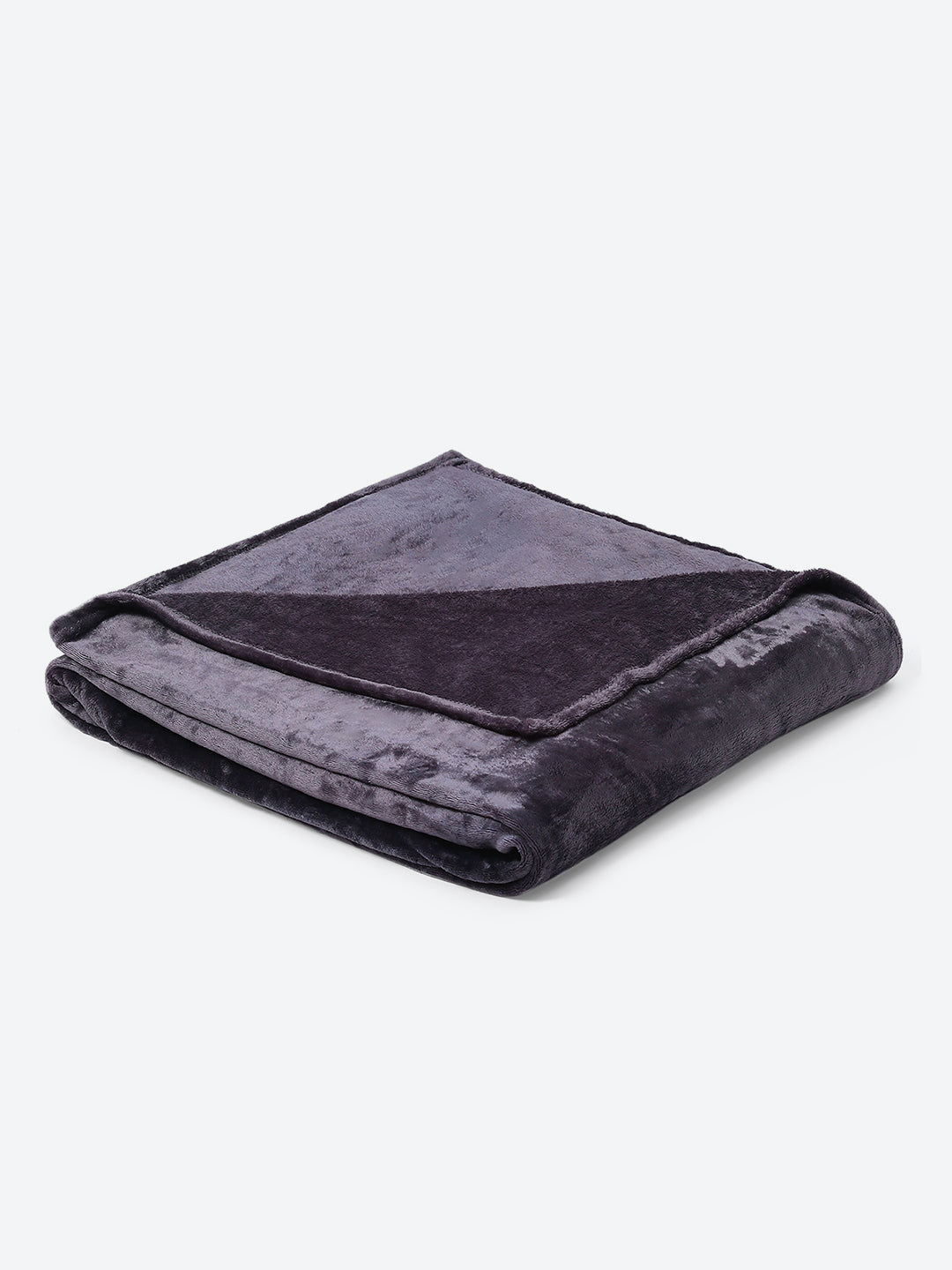 Solid Polyester Double Bed Blanket for AC Room