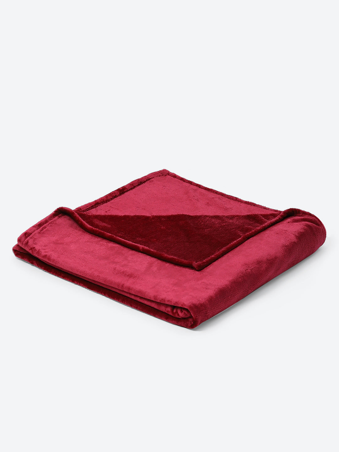 Solid 100% Polyester Single Bed Blanket for AC Room
