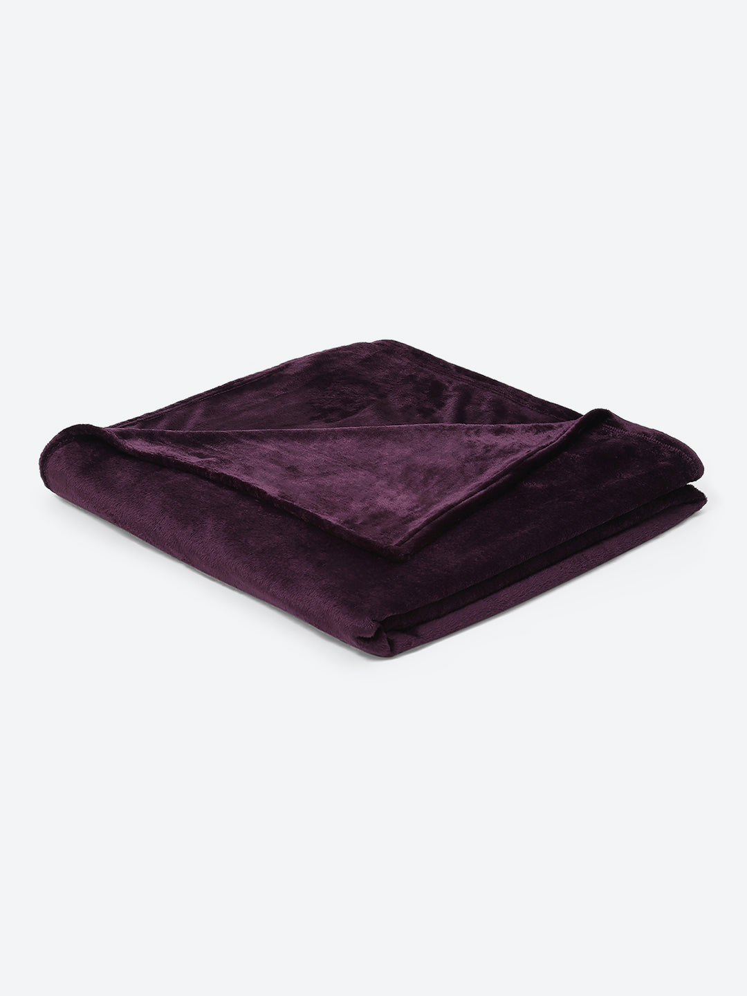 Solid Polyester Single Bed Blanket for AC Room