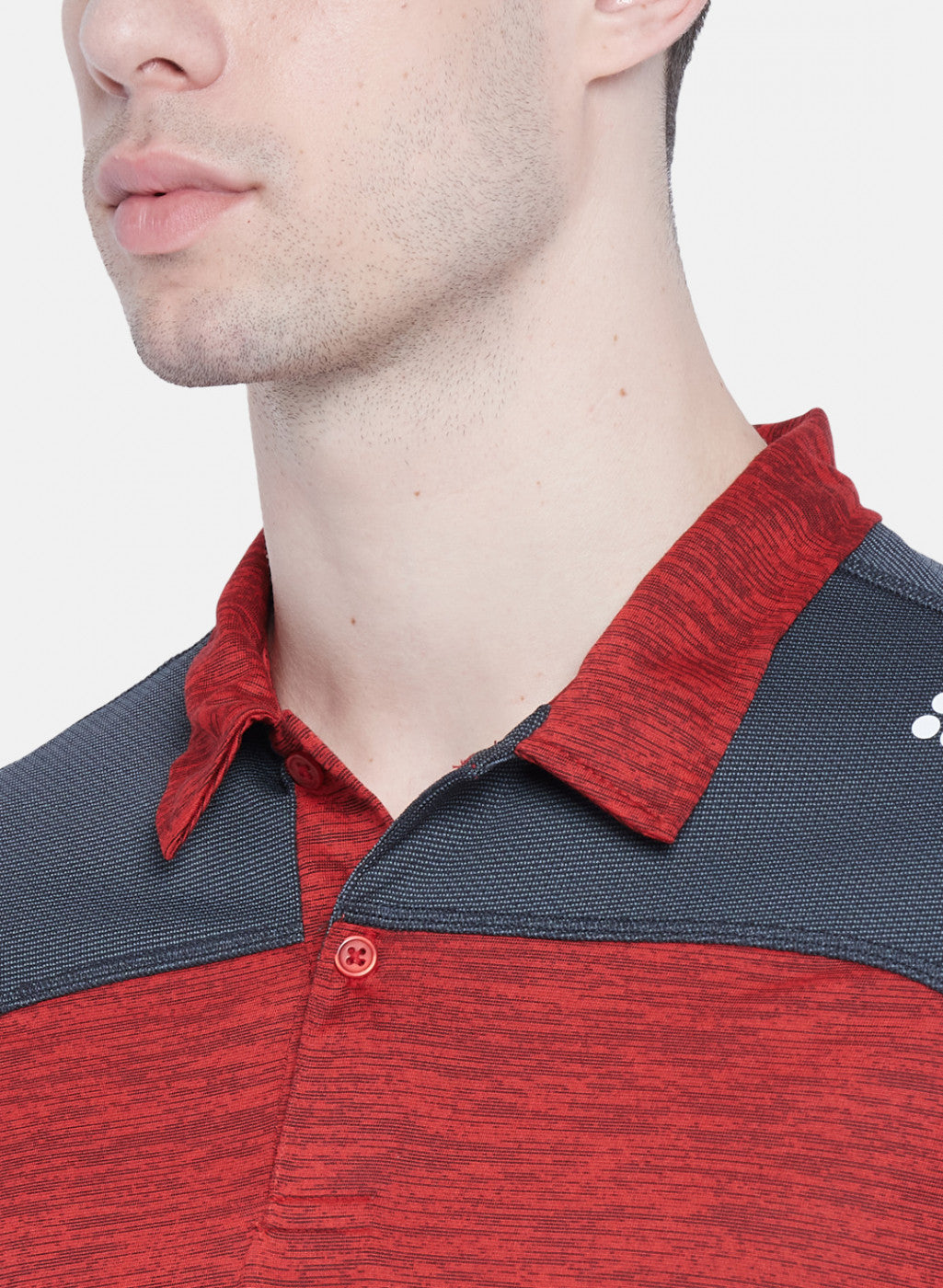 Rock.it Men Red Self Design T-Shirt