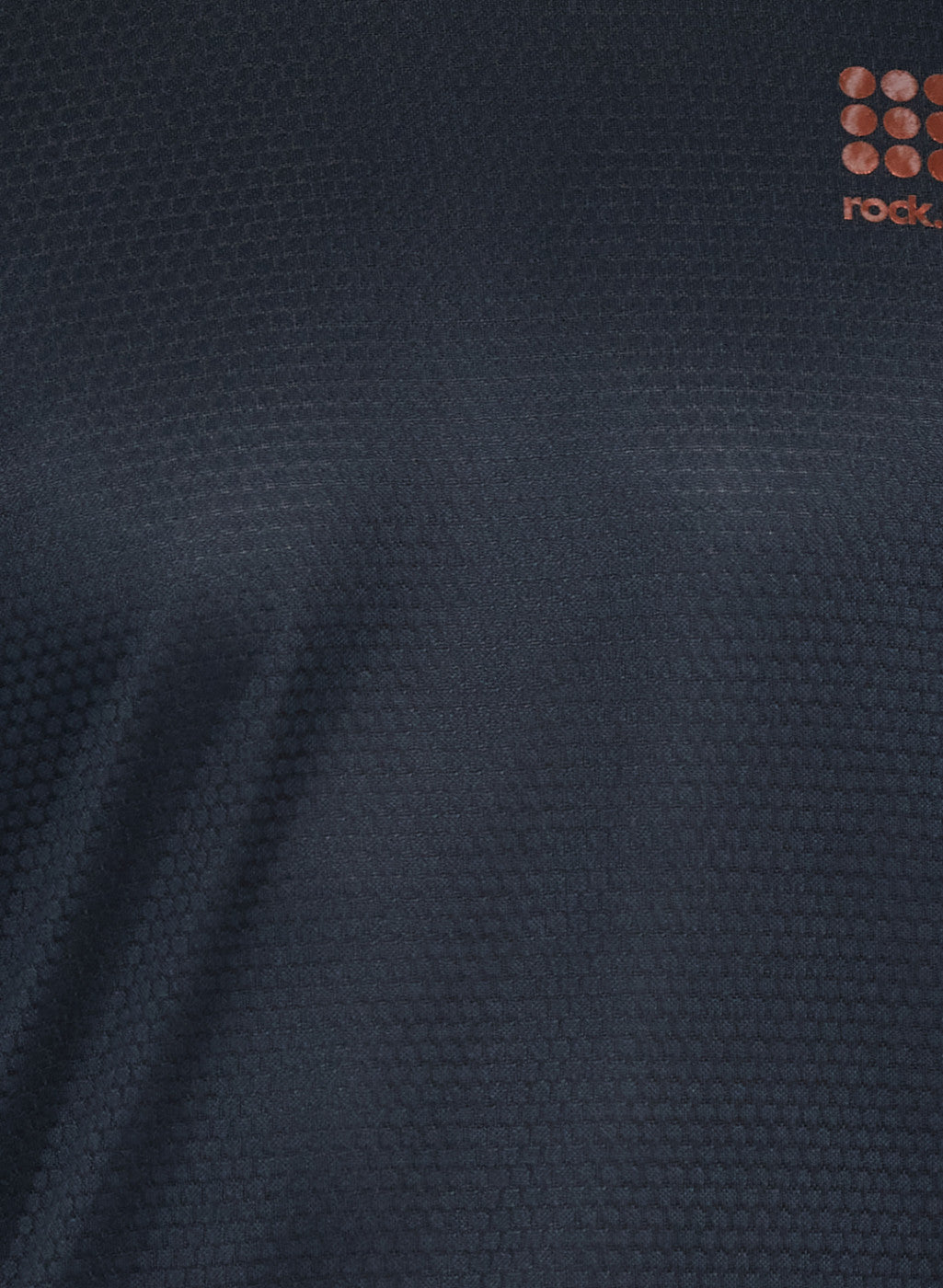 Rock.it Men Black Self Design T-Shirt