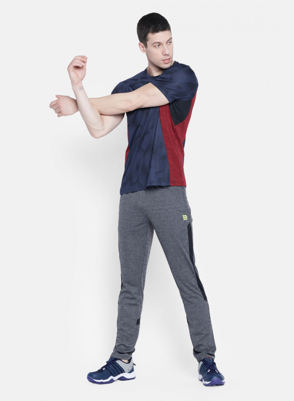 Rock.it Men Navy Blue Printed T-Shirt