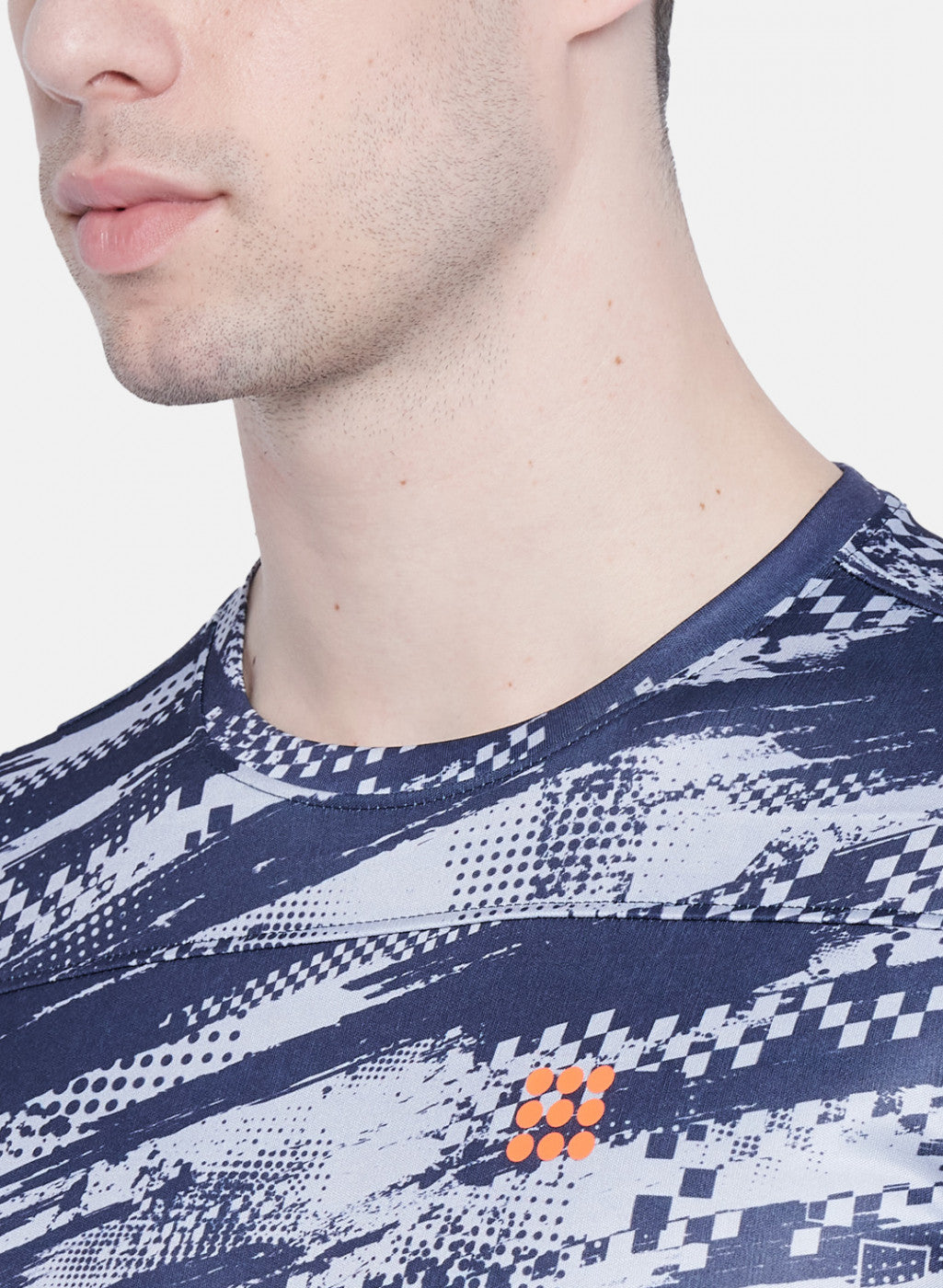 Rock.it Men Navy Blue Printed T-Shirt