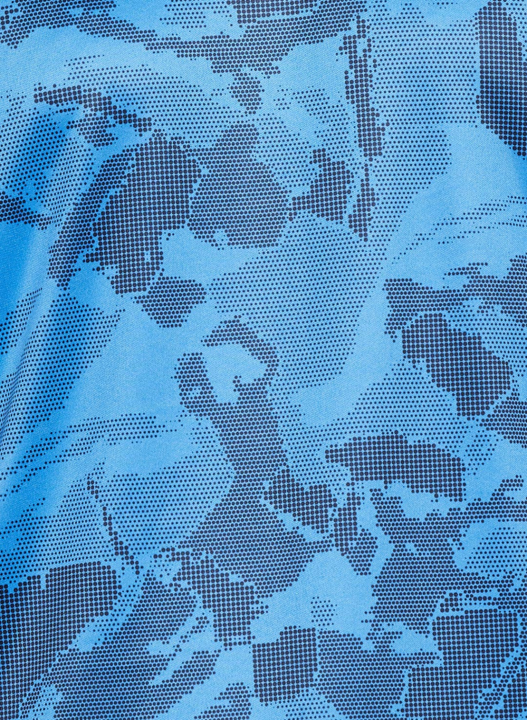 Rock.it Men Blue Self Design T-Shirt