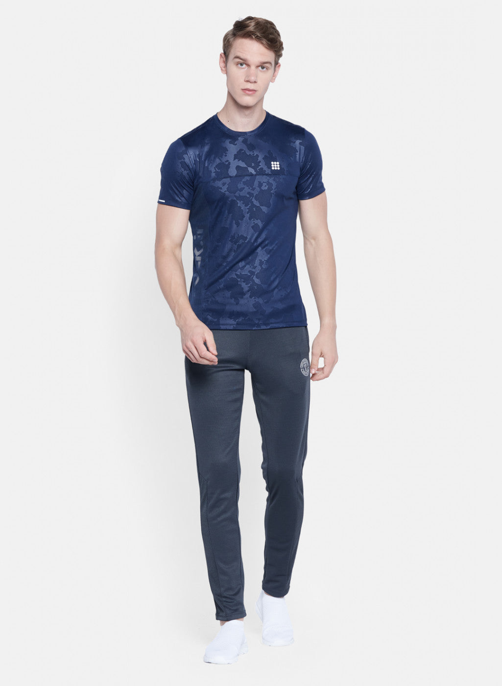 Rock.it Men Navy Blue Printed T-Shirt