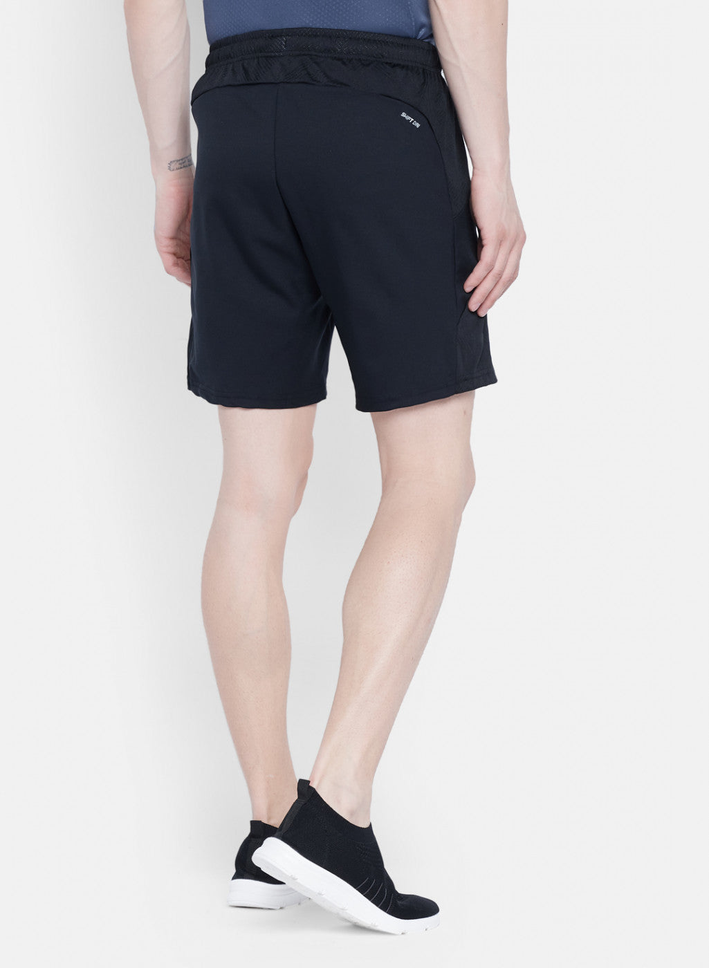 Rock.it Men Black Self Design Short