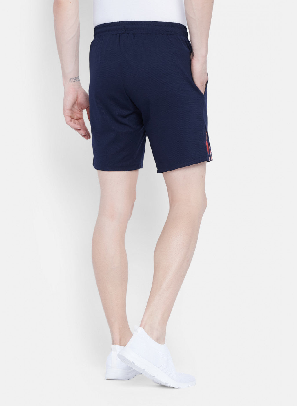 Rock.it Men Navy Blue Self Design Short
