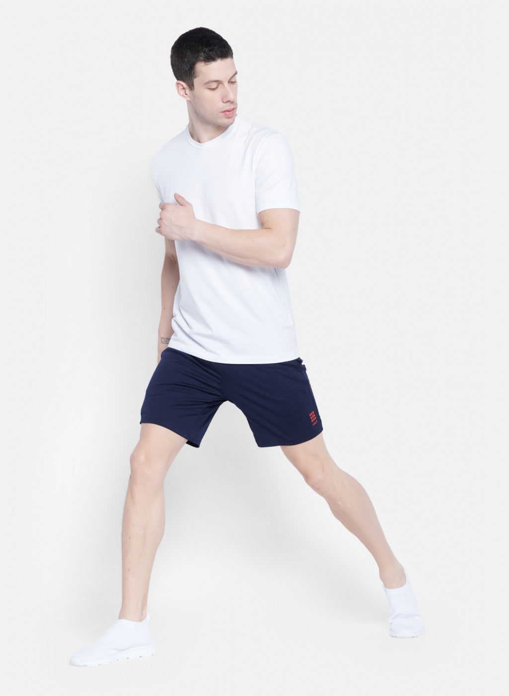 Rock.it Men Navy Blue Self Design Short