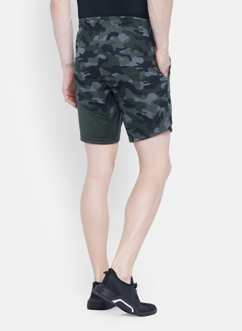 Rock.it Men Olive Printed Short