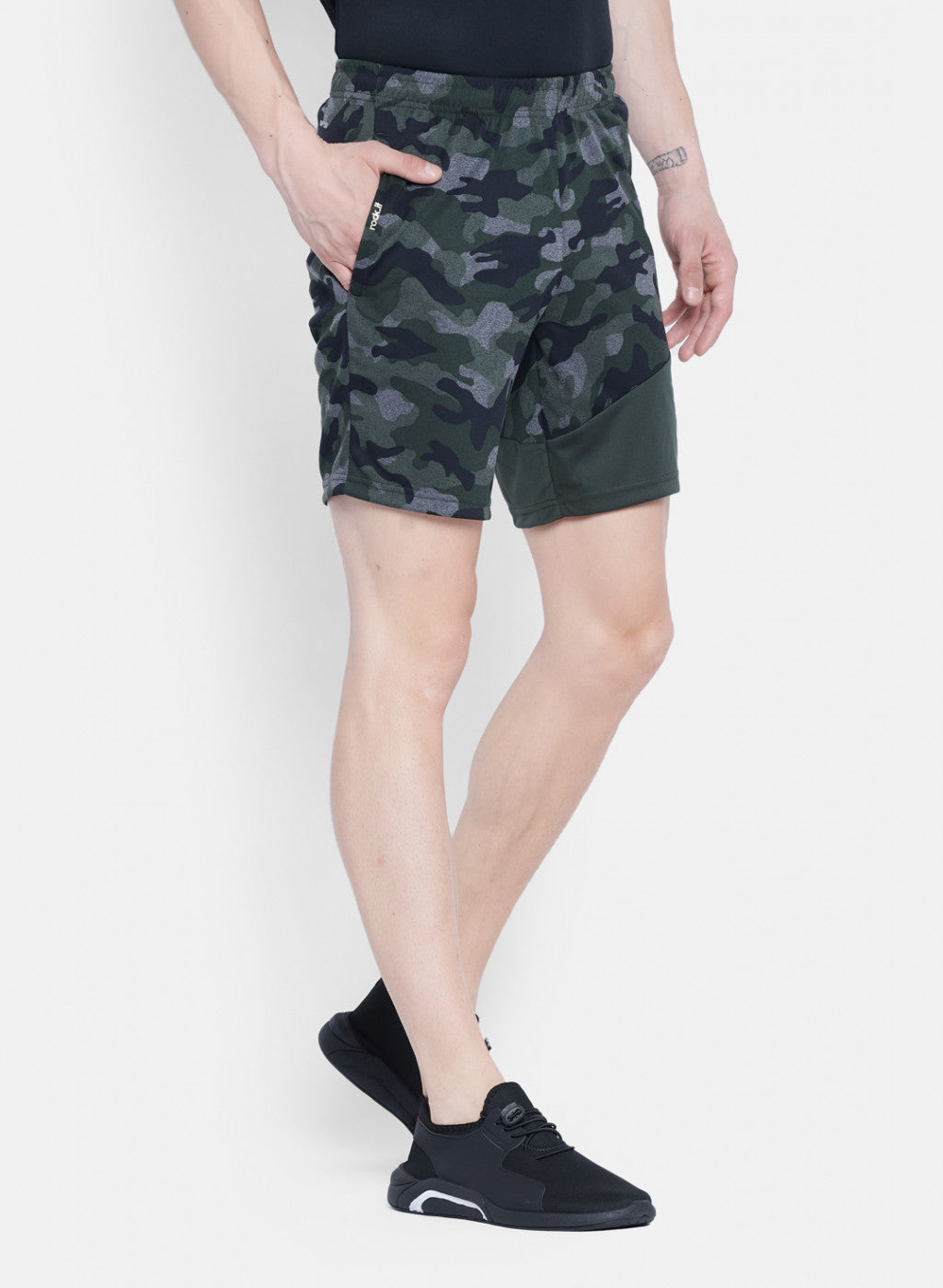 Rock.it Men Olive Printed Short