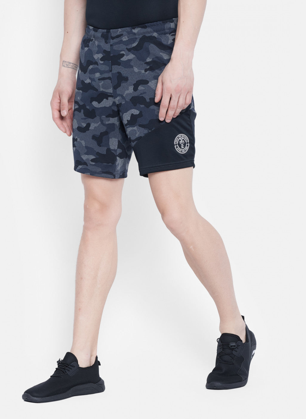 Rock.it Men Grey Printed Short
