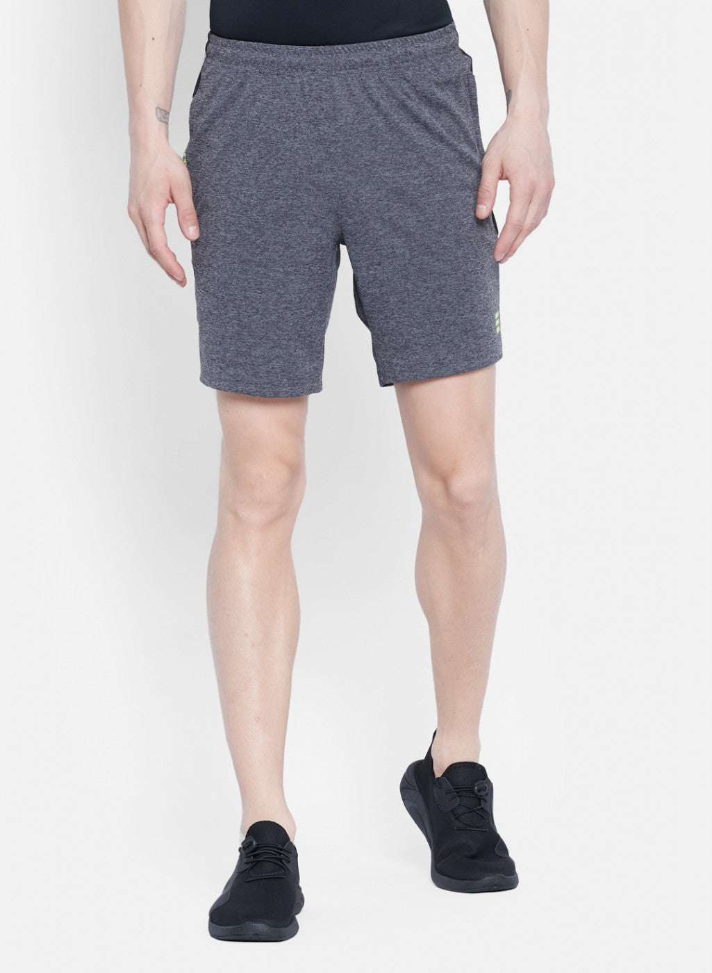 Rock.it Men Grey Self Design Short