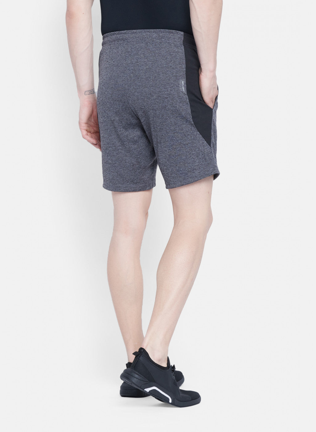 Rock.it Men Grey Self Design Short