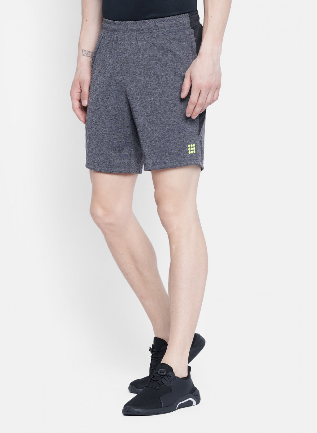 Rock.it Men Grey Self Design Short