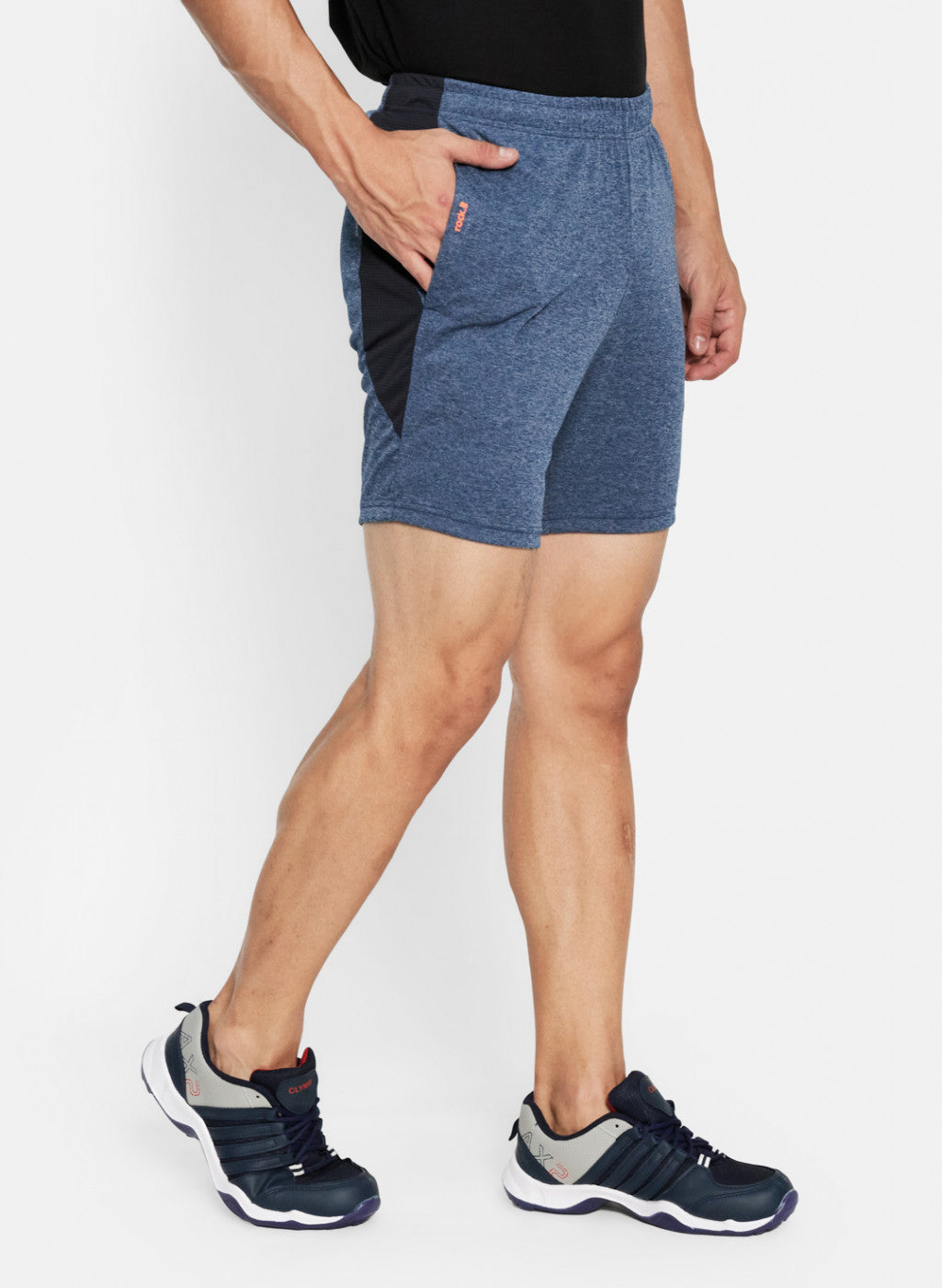 Rock.it Men Navy Blue Self Design Short