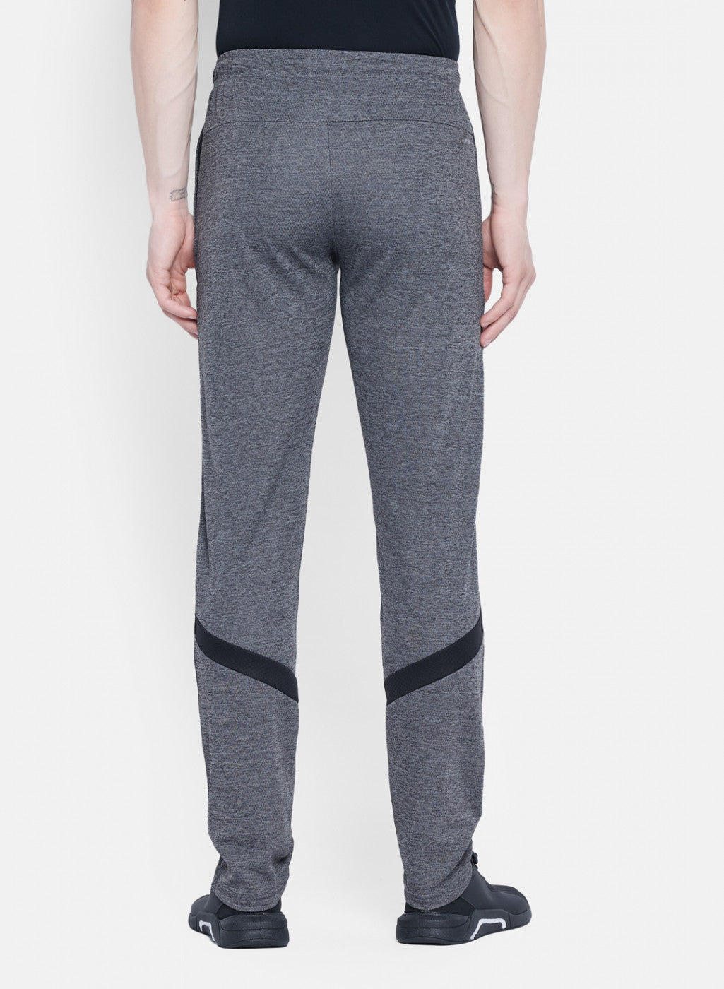 Rock.it Men Grey Self Design Lower