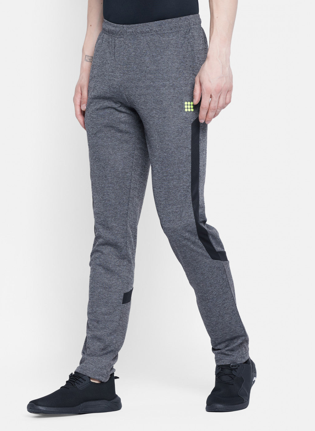 Rock.it Men Grey Self Design Lower