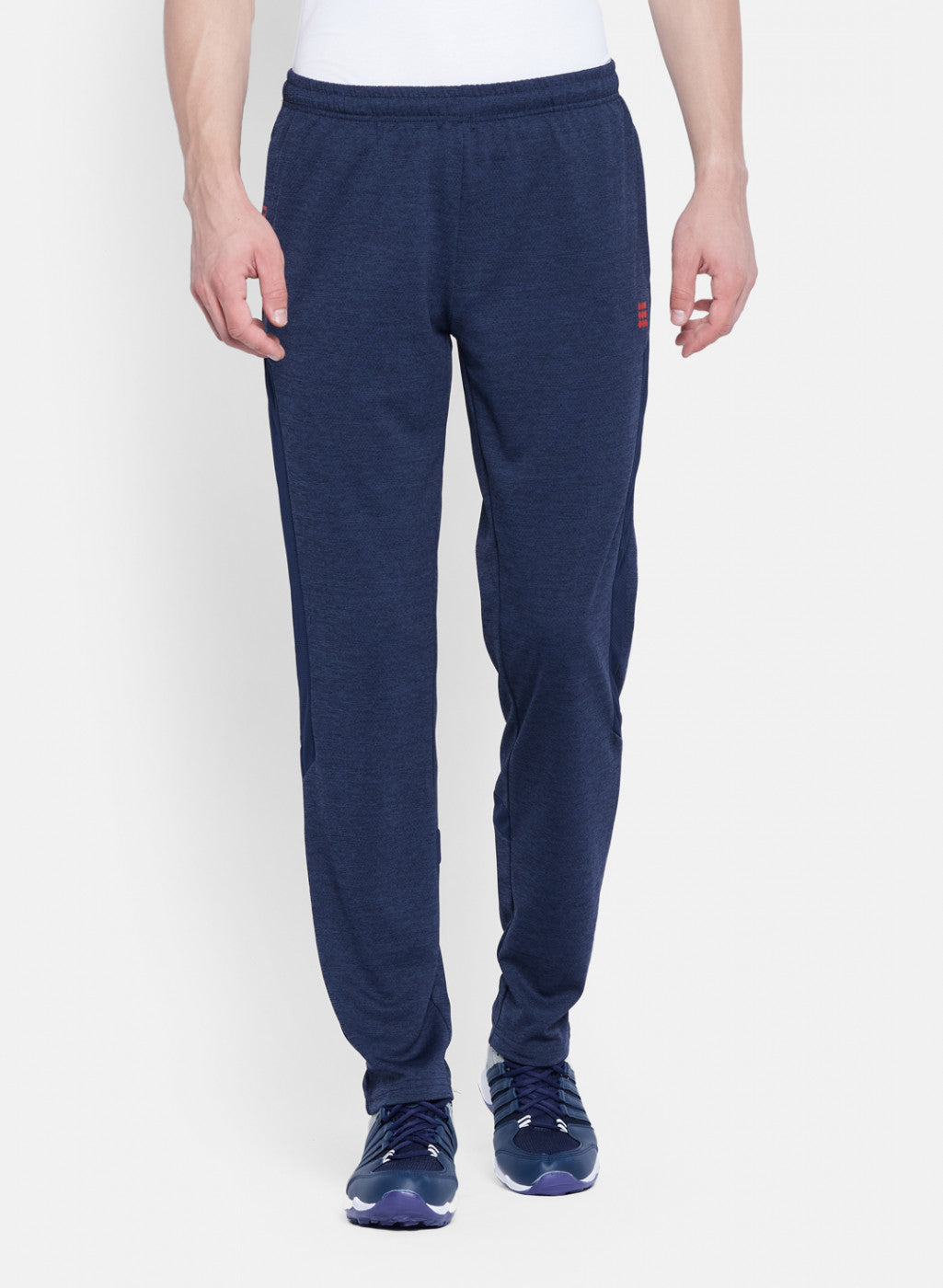 Rock.it Men Navy Blue Self Design Lower