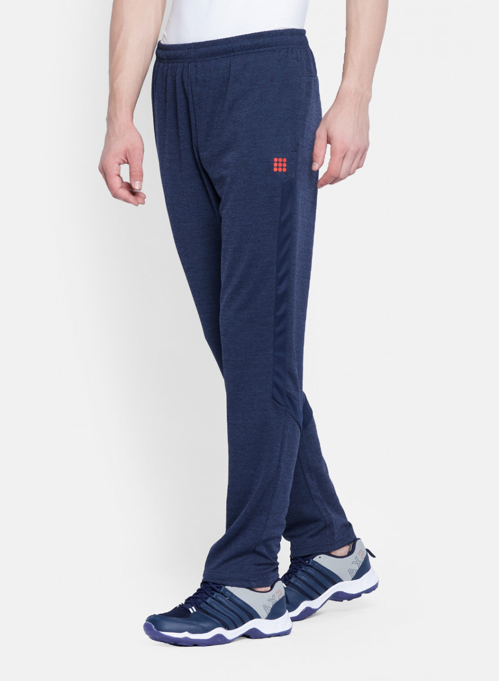 Rock.it Men Navy Blue Self Design Lower