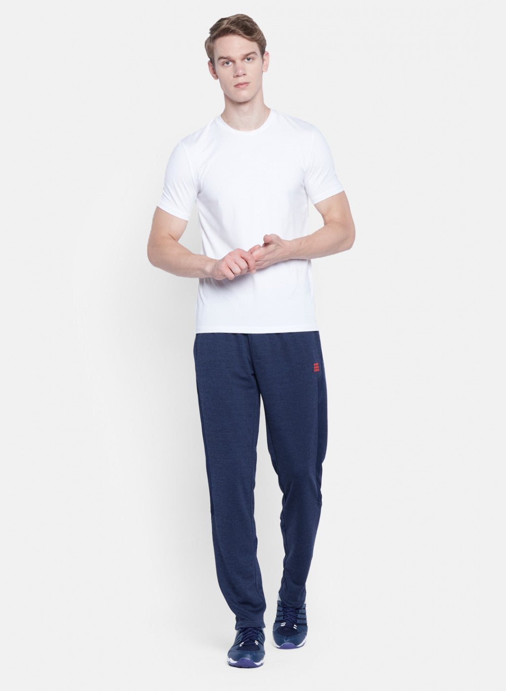 Rock.it Men Navy Blue Self Design Lower