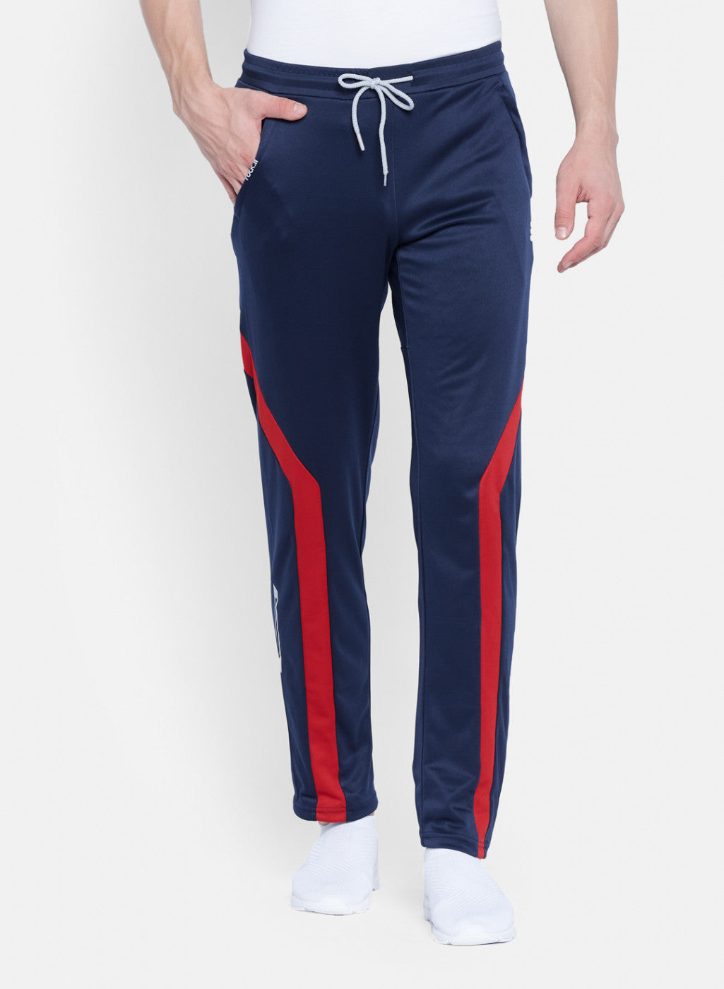 Rock.it Men Navy Blue Self Design Lower