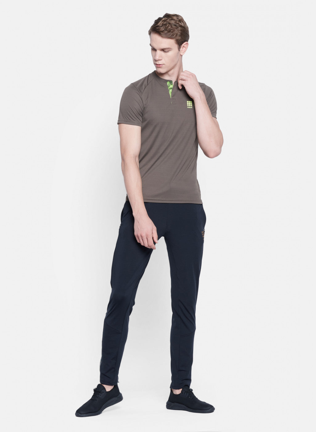 Rock.it Men Black Self Design Lower